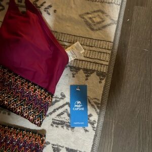 Cupshe Magenta and Multicolor Bikini